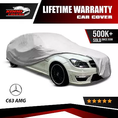 Mercedes C Class 4 Layer Car Cover Waterproof Outdoor Rain Uv Sun Dust New Gen • $50.95