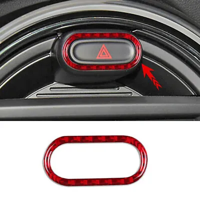 Red Car Safety Warning Light Button Sticker For MINI COOPER S JCW F54 F55 F56 • $8.79