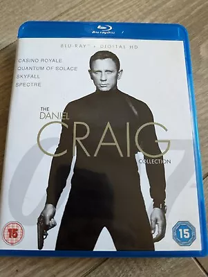 James Bond - The Daniel Craig Collection (Blu-ray 2016 4-Pack Box Set) • £0.99