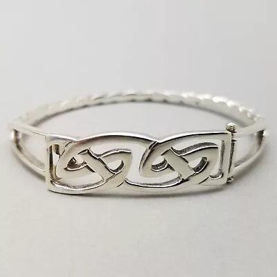 Hebridean Jewellery Skipport Celtic Sterling Silver Bangle Hallmarked X Small 6  • £39.99