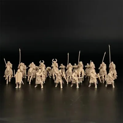 1/72 Scale Resin Model Teutonic-Order Crossbowman And Cavalry Miniature Figures • $19.90