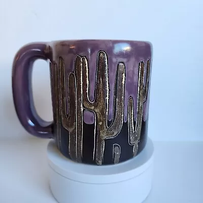 Design By Mara Mexico Art Pottery Mug Signed Cactus • $25