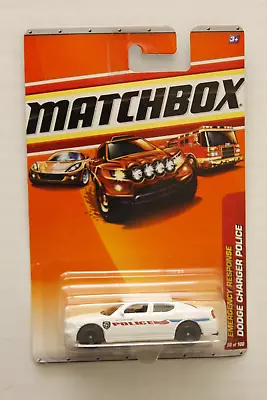 Matchbox  Emergency Response  Dodge Charger Police  58 Of 100   Moc • $5.95