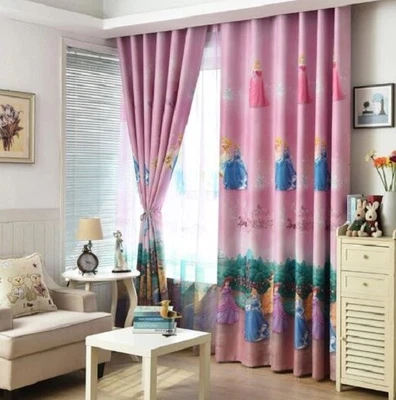 £32.10 • Buy 59x102  2pc. Disney Princess Grommet Bedroom Window Blackout Curtains