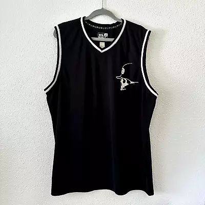 Metal Mulisha Black And White Tank Top Basketball Jersey - Men's Size XXL • $45