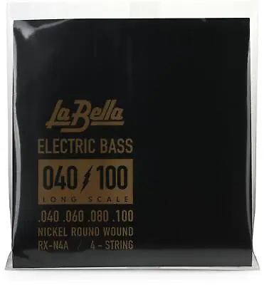 La Bella RX-N4A Rx Nickel Bass Strings - .040-.100 4-string • $23.99