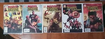 Marvel Zombies Vs. Army Of Darkness 1-5 #1 2 3 4 5 Dynamite 2007 Suydam Covers! • $52.99