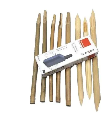 Bamboo Reed Pen Set - 8pcs With Drawing Ink - Handmade Calligraphy Qalams • £10.97