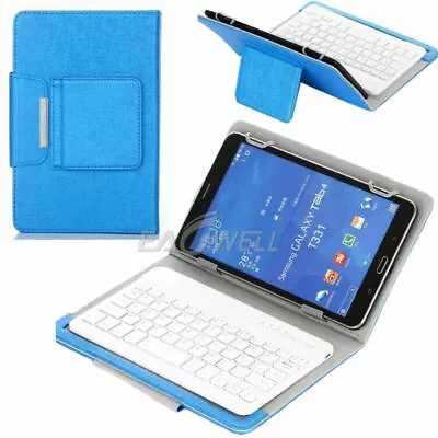 Blue For Universal 7  7.9  8  Tablet Leather Case Bluetooth Keyboard Stand Cover • $19.99