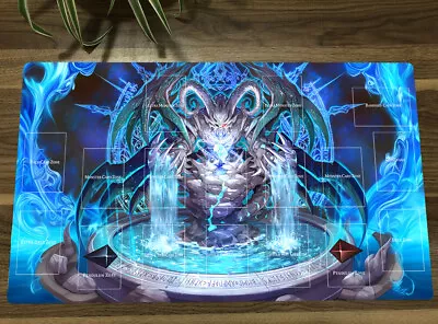 YuGiOh Table Playmat Runick Fountain TCG CCG Mouse Pad Trading Card Game Mat Bag • $42.55