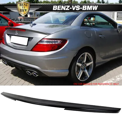 Fits 11-16 Benz SLK Class R172 AMG Style Rear Trunk Spoiler Painted #040 Black • $102.99