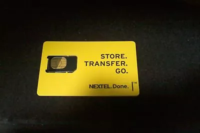 Nextel Black Sim Card Used • $12.95