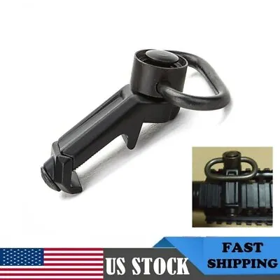 Tactical QD Sling Swivel Attachments 45 Degree Low Profile Picatinny Rail Mount • $9.99