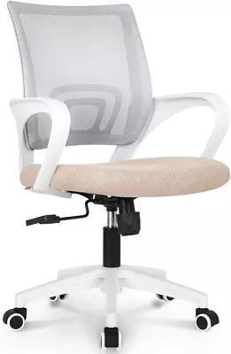 Office Chair Computer Desk Chair Gaming - Ergonomic Mid Back Cushion Lumbar Supp • $80.66