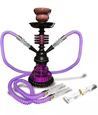 🔥Hookah Set With 2 Hose 11  Premium Portable Mini Hookah Complete Set🔥 • $15