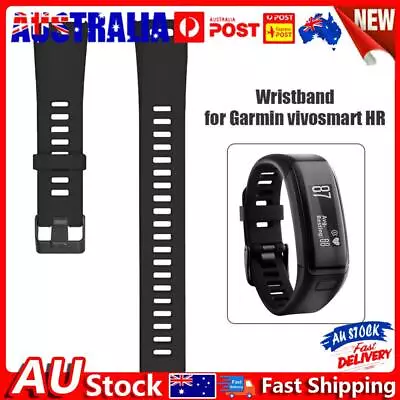 TPE Strap Wrist Band Watch Band Belt For Vivosmart HR (Black) • $8.25