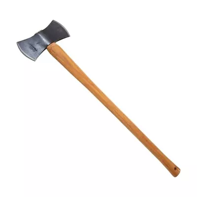 Marbles 36  Large Double Bit Axe Hatchet 1045 Carbon Head Hickory Wood 782DB • $45.92