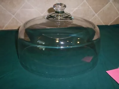 Vtg Anchor Hocking Glass Replacement Dome Lid Only Cake Plate Cover Stand 10 1/4 • $19.98