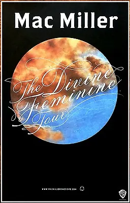 MAC MILLER The Divine Feminine Ltd Ed RARE Tour Poster +BONUS Hip-Hop Rap Poster • $34.99
