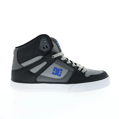 DC Pure High-Top WC Mens Black Leather Skate Inspired Sneakers Shoes • $60.99