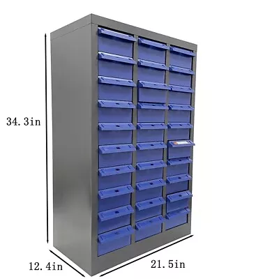 30 Drawers Organization Shelves Bolt And Nut Tool Storage Cabinet Contains • $305.50