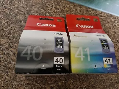 Canon Black Pg40 + Cl41 Colour For Pixma Mp150 Mp170 • £40