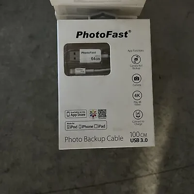 PhotoFast Memories Cable Gen3 64GB USB 3.0 Type-A Connector USB Flash Drive • $29.99