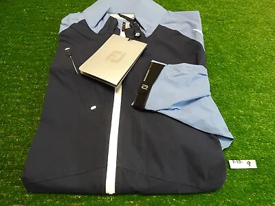 FootJoy Mens Select LS Waterproof Golf Rain Jacket Large Navy/Indigo Blue 28195 • $192.50