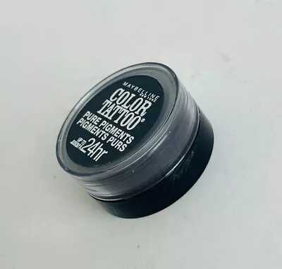 Maybelline New York Eye Studio Color Tattoo Pure Pigments 30 Black Mystery .05oz • $8.88