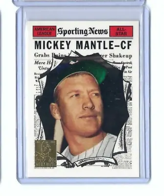 1996 Topps Mickey Mantle Commemorative #32 Sporting News New York Yankees HOF • $2.99