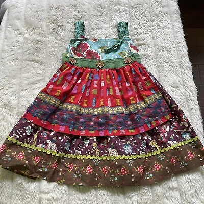 Matilda Jane (Paint By Numbers) Crafty Knot Dress - Size 4 • $24.99