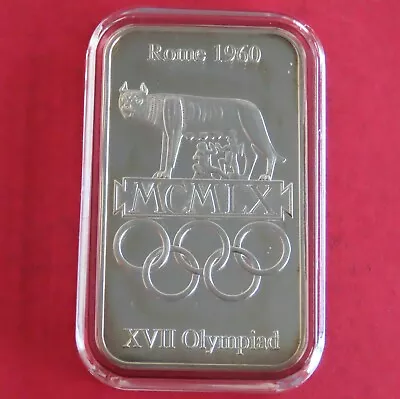 Rome 1960 Olympic Games Host City Silver Proof Ingot - London 2012 • £49.95