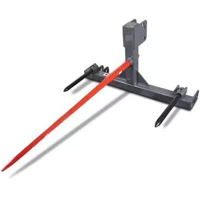 United Attachments 3 Point Category 1 Cat 2 Heavy Duty 43  Hay Bale Super Spear • $479.99