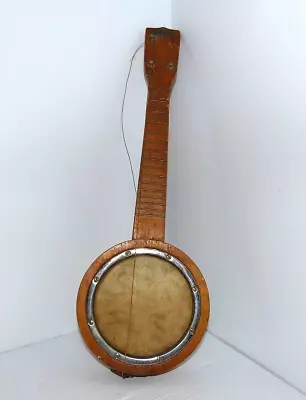 La Pacifia Maple Wood Banjolele Banjo-Ukulele Antique 1920's Musical Instrument • $74.99