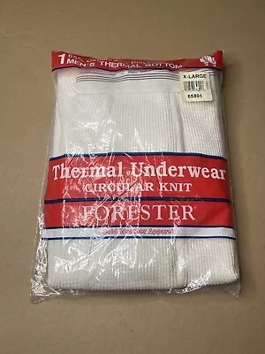 Forester Thermal Underwear Long Johns Sz XL Cotton Blend Vintage Cold Weather • $19.99