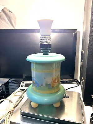 Awesome & Vintage Winnie The Pooh Round Table Lamp In Working Condition • $29.95