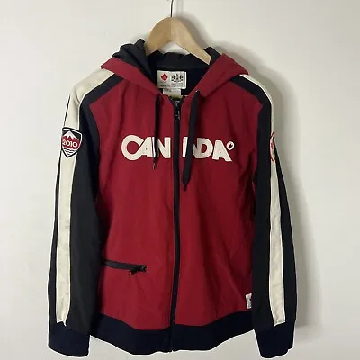 $95 • Buy Hudsons Bay Woman 2XL Canada 2010 Vancouver Soft Shell Jacket Canada Red