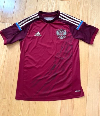 $32 • Buy Russia 2014 2015 Home Football Shirt Soccer Jersey Adidas Climacool Youth Large