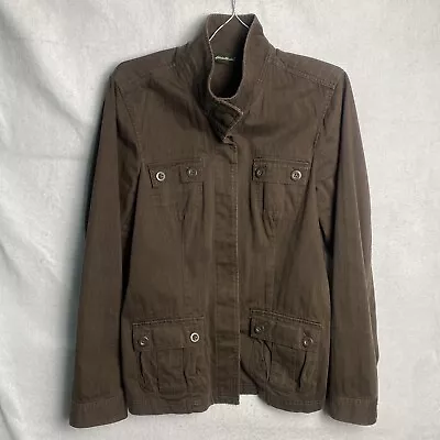 Eddie Bauer Women's Utility Barn Field Trucker Jacket Women's Coat Size Large • $28.77