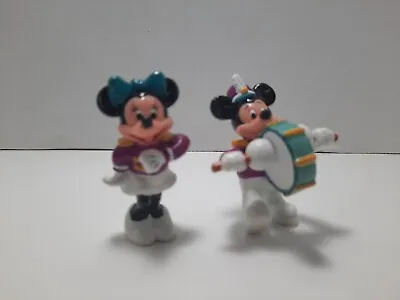 Mickey Mouse And Minnie Mouse PVC Figures Vintage Cake Topper/Drummer/Band 2  • $9.99