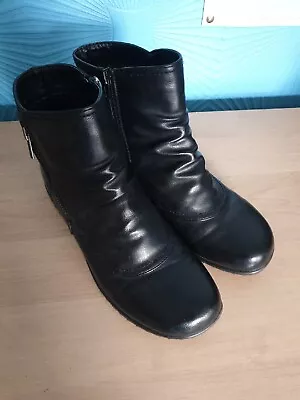 £9 • Buy Ladies Pavers Black Ankle  Boots  Size 7