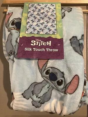 NWT Disney Lilo & Stitch Hawaiian 50 X 70  Super Soft Silk Touch Throw Blanket • $29.99