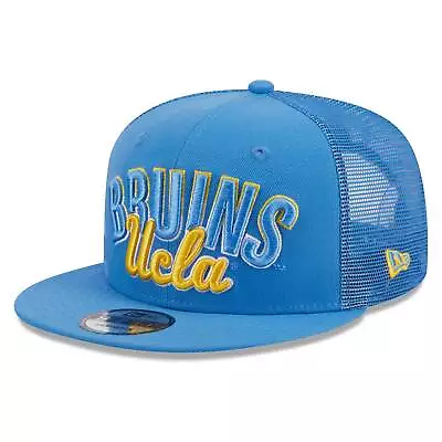 Men's New Era Blue UCLA Bruins Grade Trucker 9FIFTY Snapback Hat • $27.74