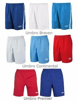 New Umbro Mens Polyester Sport Shorts S To 2XL  Training  Gym Football • £6.50