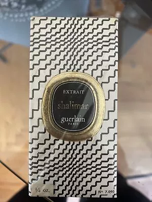 Vintage Guerlain Paris Shalimar Perfume 1/4 Oz • $30