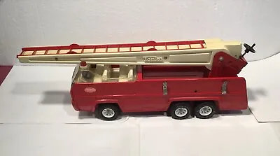 Vintage 1970’s Tonka 25  Metal Fire Truck With Swivel & Extension Ladder # 13200 • $28