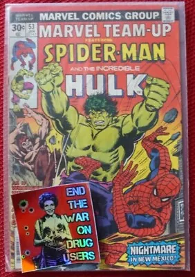 Marvel Team-Up #53 Featuring Spider-Man And The Incredible Hulk • $14.95