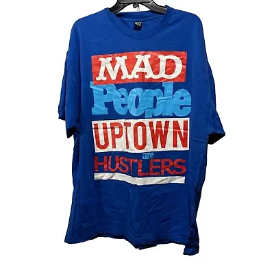 Men’s Goliath Harlem World Magazine Tee Mad People Are Uptown Hustlers Size 2X • $18.99