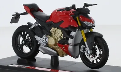 Ducati Maisto Model Motorcycle Model Streetfighter V4 S Red 1:18 New • $23.08