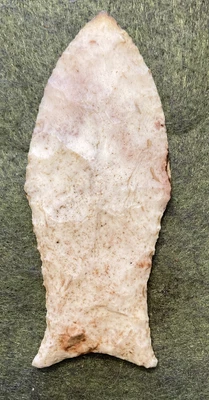 $42.50 • Buy Fish Tail Flint Blade Knife  Tool Indian Artifact Arrowhead  4” Long